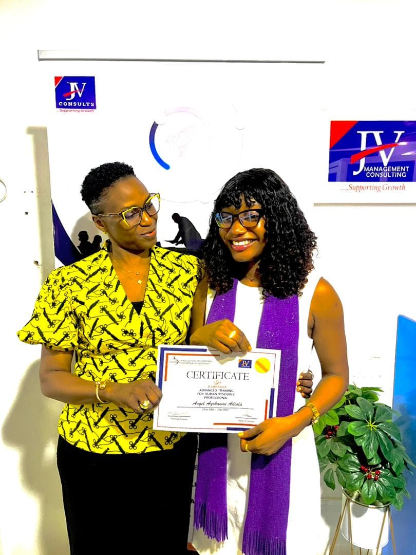 Certification for advanced training for Human Resource Professional.